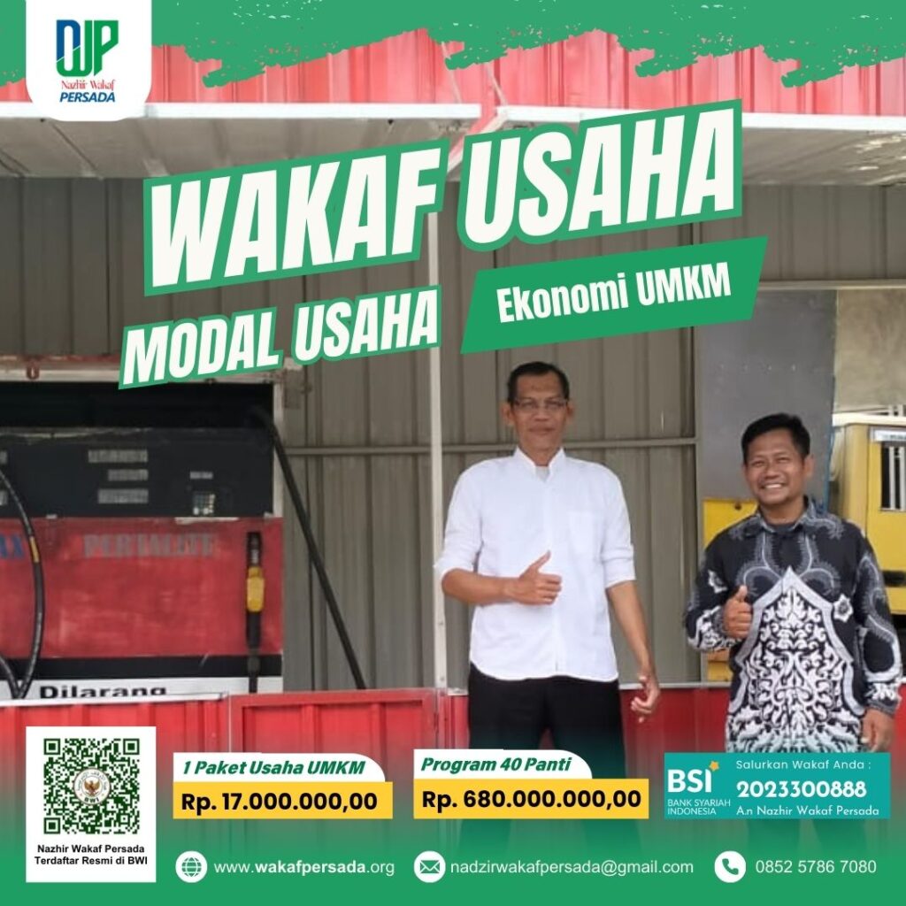 Wakaf Usaha Modal Usaha Nazhir Wakaf Persada