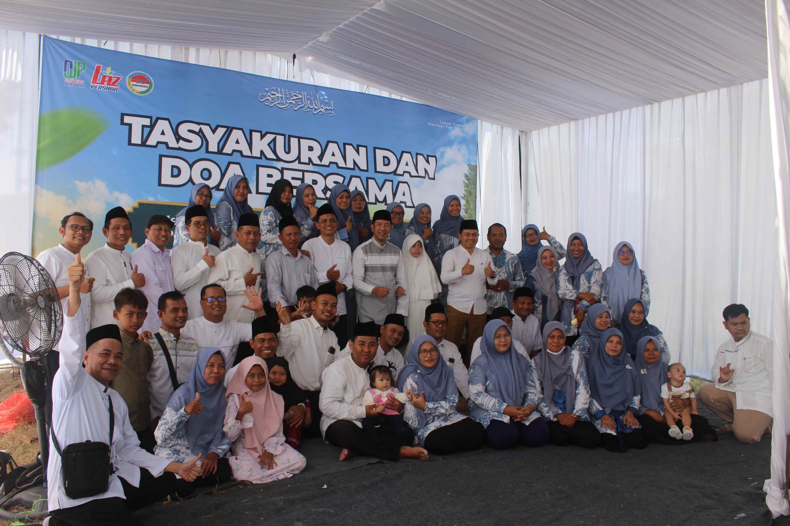 Persada Jatim Indonesia pada kegiatan Pembebasan Lahan Wakaf Karangjeruk